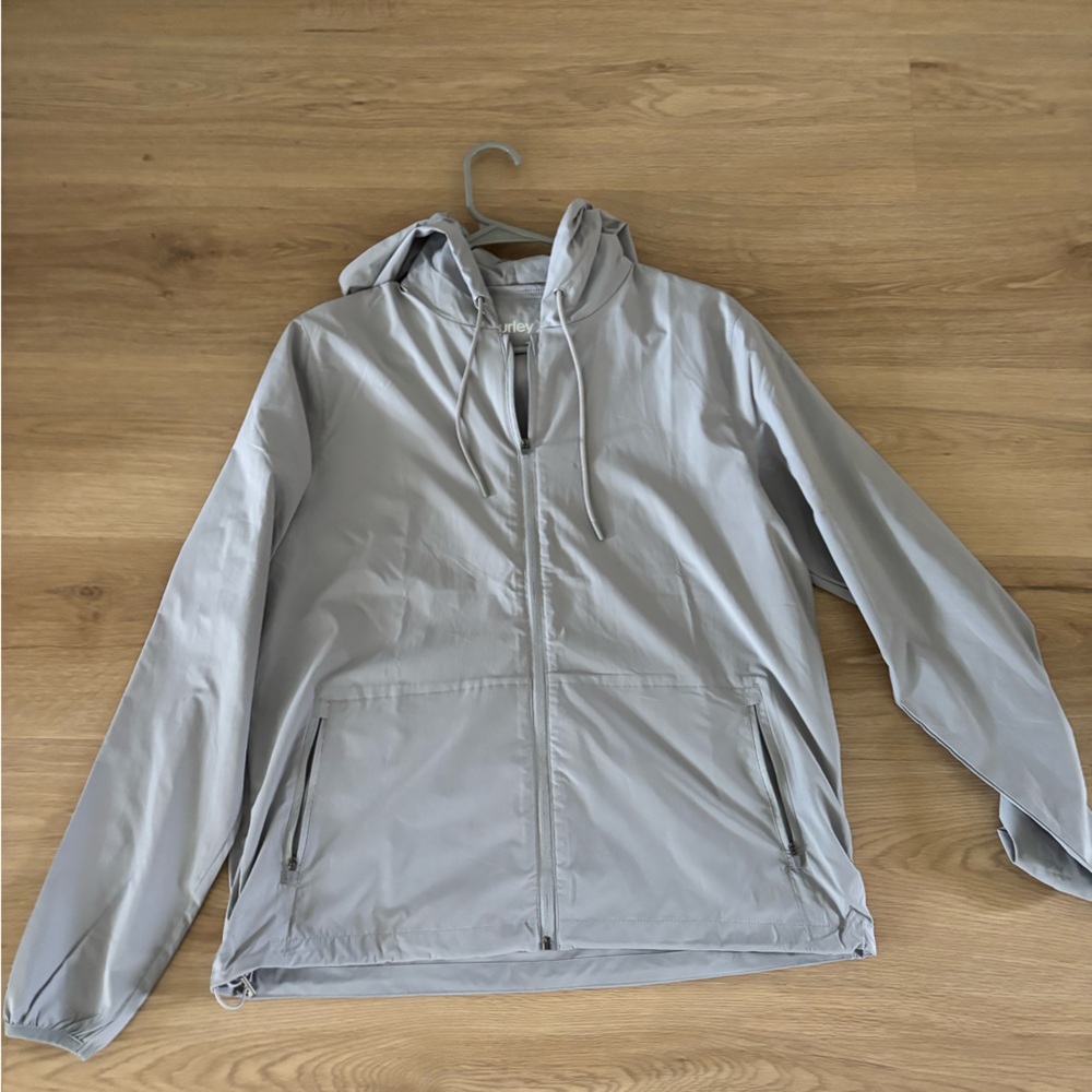 Hurley women’s grey Windbreaker Jacket